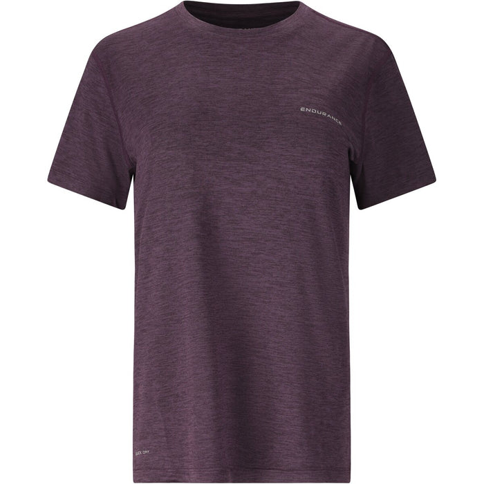 ENDURANCE Alvaly W Melange S/S Tee T-shirt 4207 Nightshade