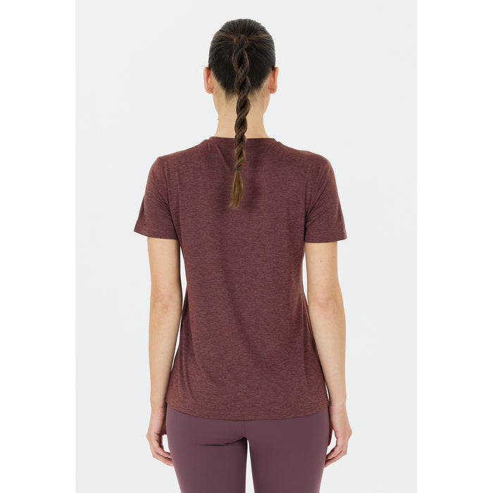 ENDURANCE Alvaly W Melange S/S Tee T-shirt 4261 Huckleberry