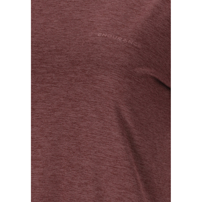 ENDURANCE Alvaly W Melange S/S Tee T-shirt 4261 Huckleberry