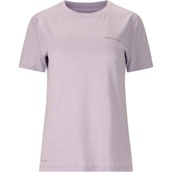ENDURANCE Alvaly W Melange S/S Tee T-shirt 4393 Orchid Petal