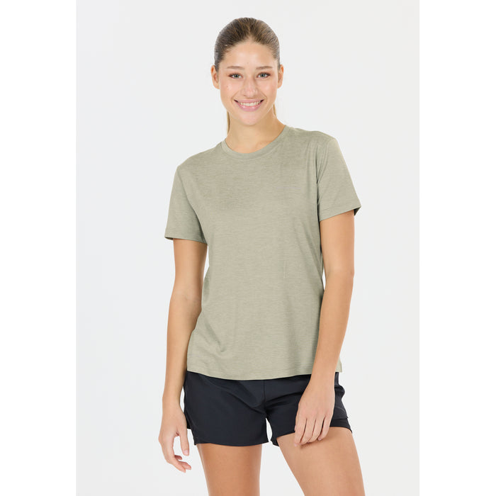 ENDURANCE Alvaly W Melange S/S Tee T-shirt 3110 Seagrass