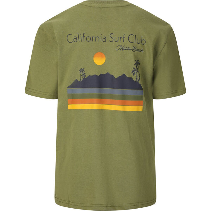 CRUZ Alymos Jr. Printed S/S T-Shirt T-shirt 3232 Loden Green