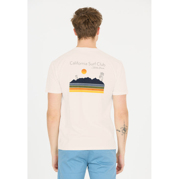CRUZ Alymos M Printed S/S T-Shirt T-shirt 1002 White