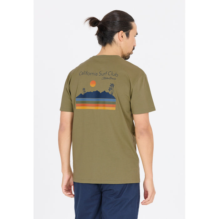 CRUZ Alymos M Printed S/S T-Shirt T-shirt 3232 Loden Green