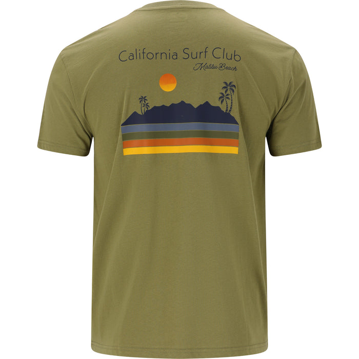 CRUZ Alymos M Printed S/S T-Shirt T-shirt 3232 Loden Green