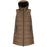 WHISTLER Amaret W Long Puffer Vest Vest 1065 Chocolate Chip