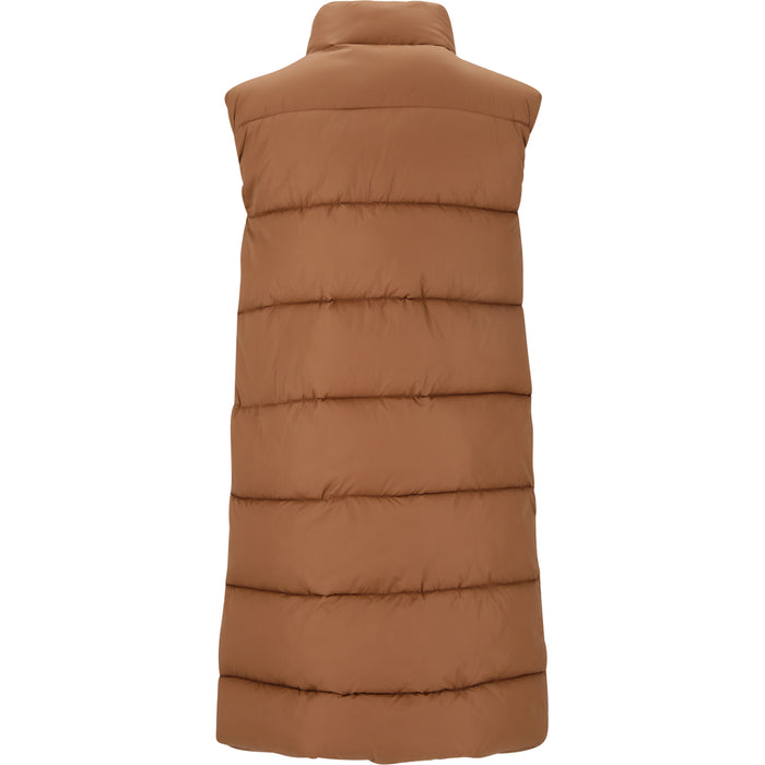 WHISTLER Amaretto W Long Puffer Vest Vest 5322 Soft Silt