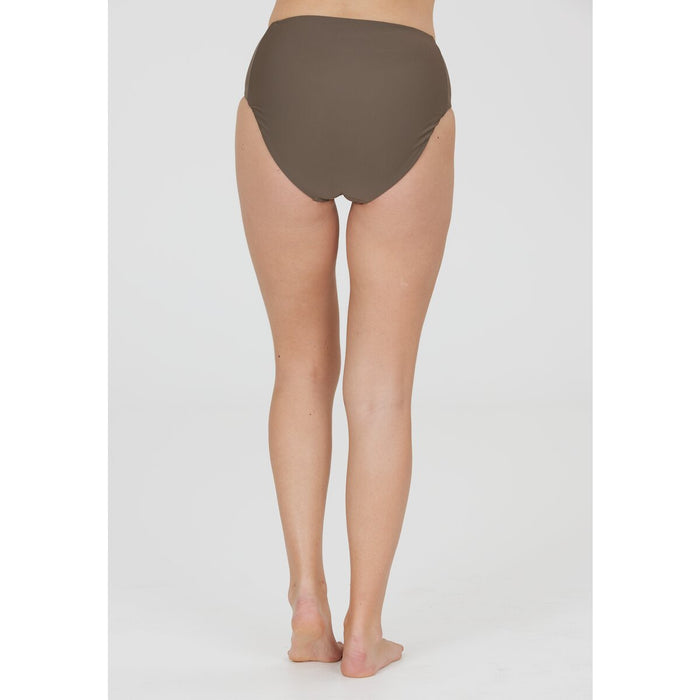 ATHLECIA Aqumiee W Bikini High Waisted Bikini Brief Swimwear 5100 Major Brown