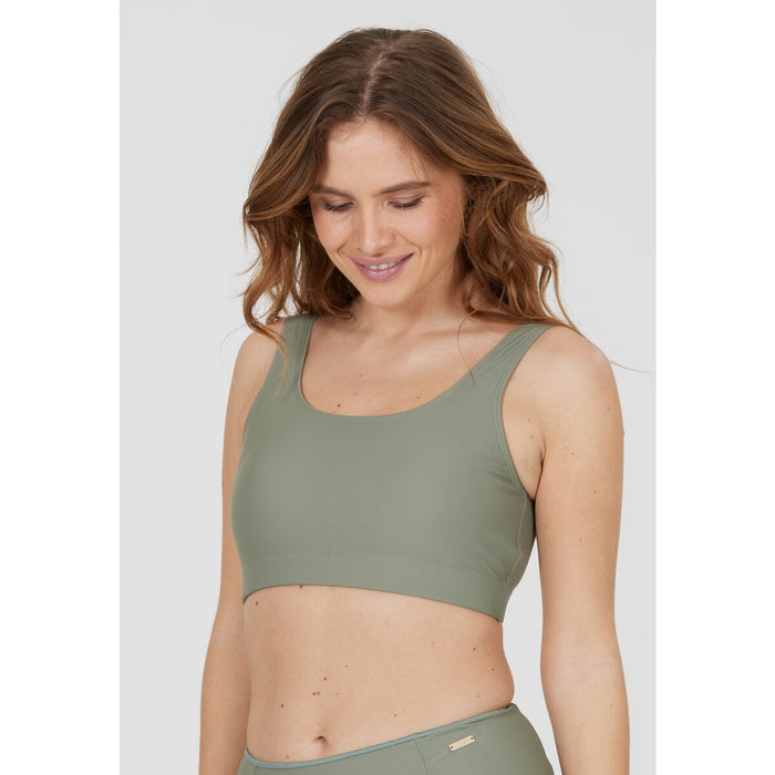 ATHLECIA Aqumiee W Bikini Top Swimwear 3158 Smoked Sage