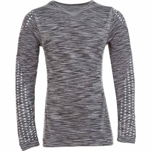 ENDURANCE Ascoli Jr. Melange Seamless L/S Performance Tee T-shirt 1001 Black