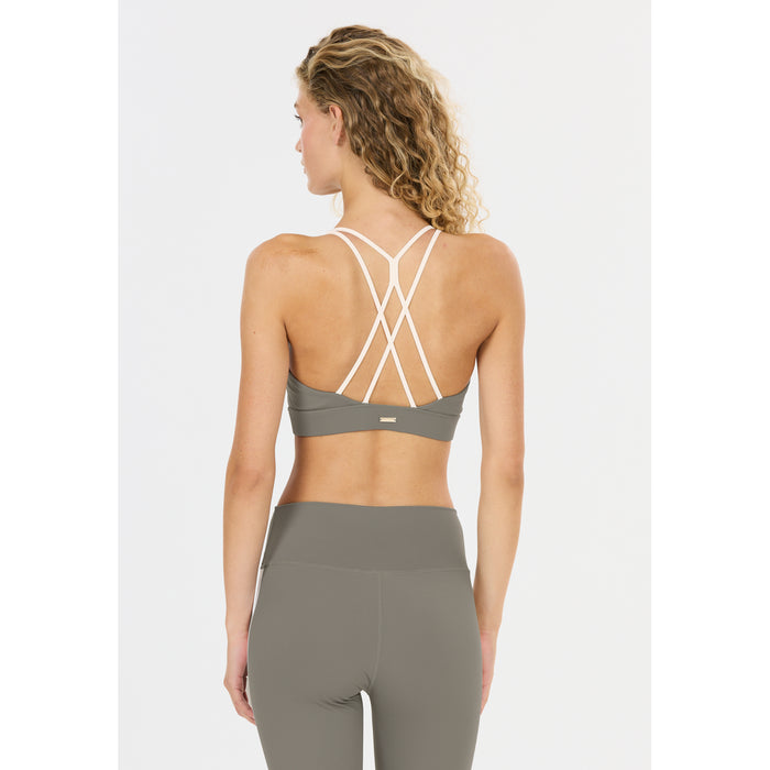 ATHLECIA Aspasia W Color Block Bra Sports Bra 3219 Sedona Sage