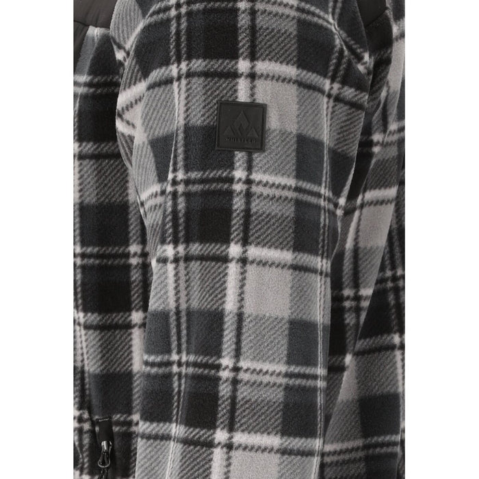 WHISTLER Astrali M Checked Fleece Jacket Fleece 1028 Turbulence