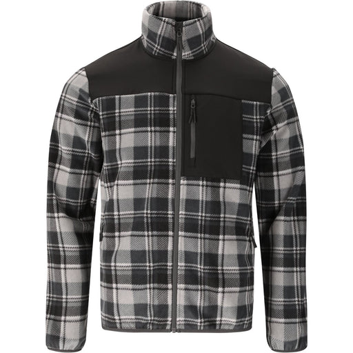 WHISTLER Astrali M Checked Fleece Jacket Fleece 1028 Turbulence