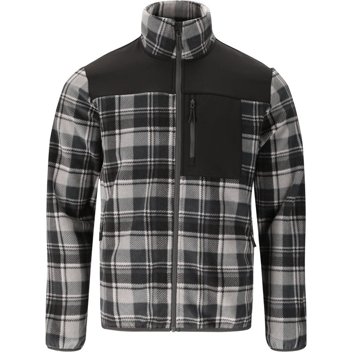 WHISTLER Astrali M Checked Fleece Jacket Fleece 1028 Turbulence