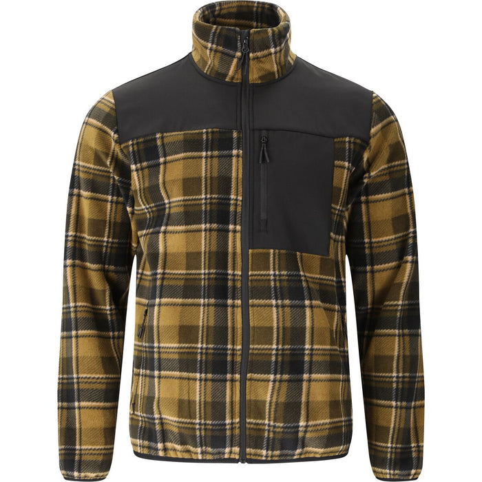 WHISTLER Astrali M Checked Fleece Jacket Fleece 3123 Dark Olive