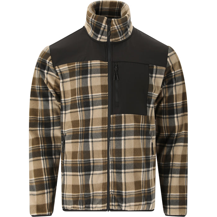 WHISTLER Astrali M Checked Fleece Jacket Fleece 5370 Teak
