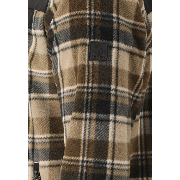 WHISTLER Astrali M Checked Fleece Jacket Fleece 5370 Teak