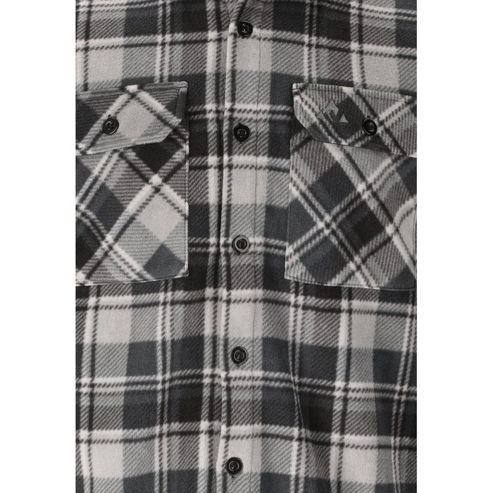 WHISTLER Astrali M Checked Fleece Shirt Fleece 1028 Turbulence
