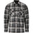 WHISTLER Astrali M Checked Fleece Shirt Fleece 1028 Turbulence