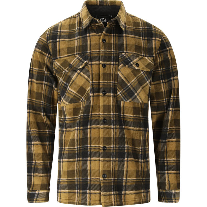 WHISTLER Astrali M Checked Fleece Shirt Fleece 3123 Dark Olive