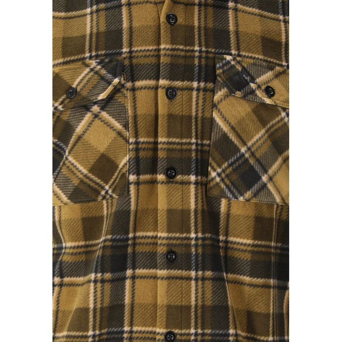 WHISTLER Astrali M Checked Fleece Shirt Fleece 3123 Dark Olive