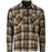 WHISTLER Astrali M Checked Fleece Shirt Fleece 5370 Teak