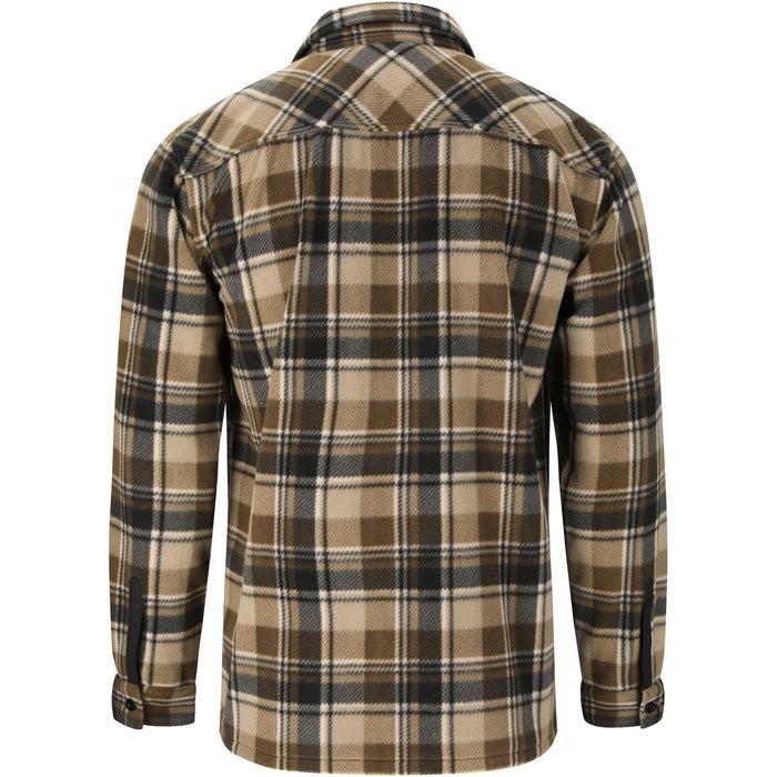 WHISTLER Astrali M Checked Fleece Shirt Fleece 5370 Teak