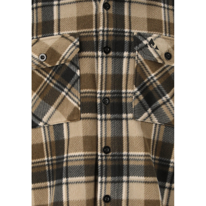 WHISTLER Astrali M Checked Fleece Shirt Fleece 5370 Teak