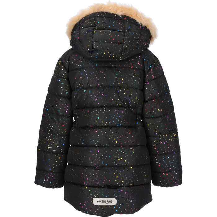ZIGZAG Astrid Printed Pro-lite Jacket Jacket 1001 Black