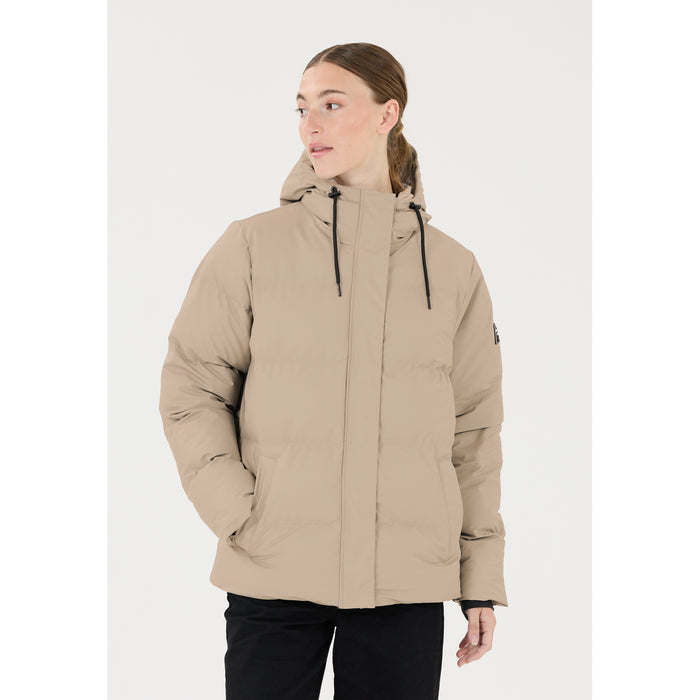 WEATHER REPORT Audrey W PU Puffer Jacket W-PRO 5000 Jacket 1061 Moon Rock