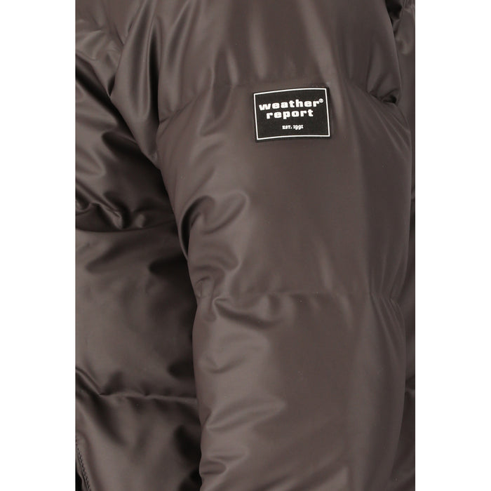 WEATHER REPORT Audrey W PU Puffer Jacket W-PRO 5000 Jacket 1283 Espresso