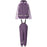 ZIGZAG Augus PU Set w/fleece Rain set 4411 Grape Compote