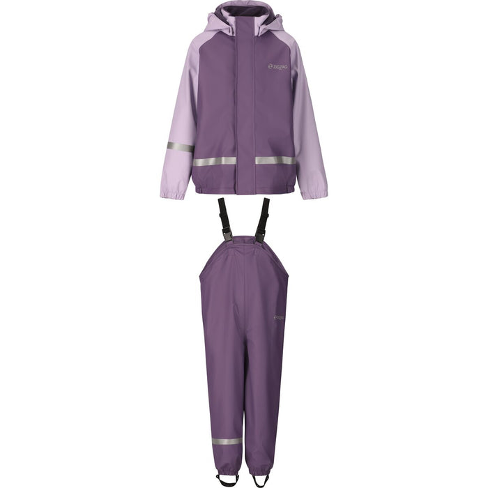 ZIGZAG Augus PU Set w/fleece Rain set 4411 Grape Compote