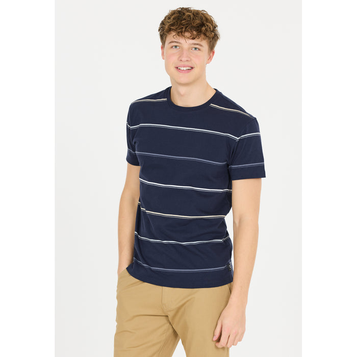 CRUZ Austin M SS Striped T-Shirt T-shirt 2002 Navy