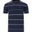 CRUZ Austin M SS Striped T-Shirt T-shirt 2002 Navy