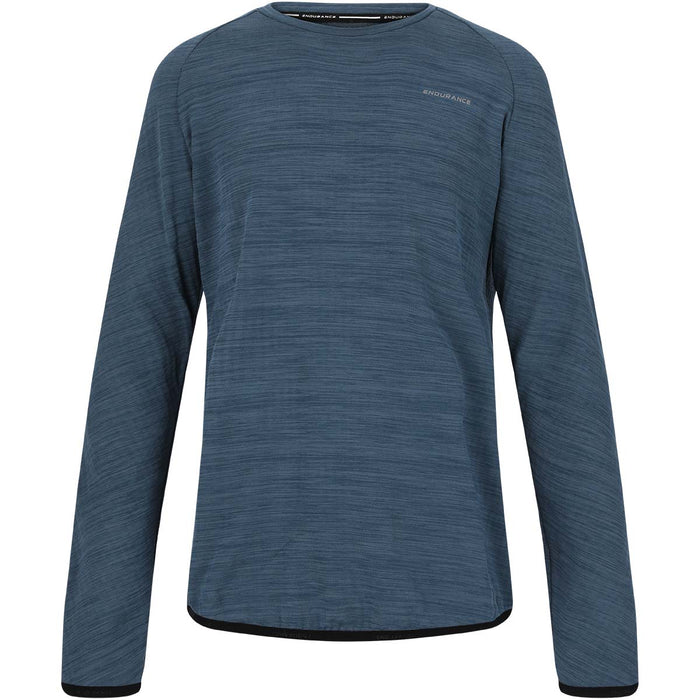 ENDURANCE Avan Jr. Waffle L/S Tee Midlayer 2164 Slate Blue