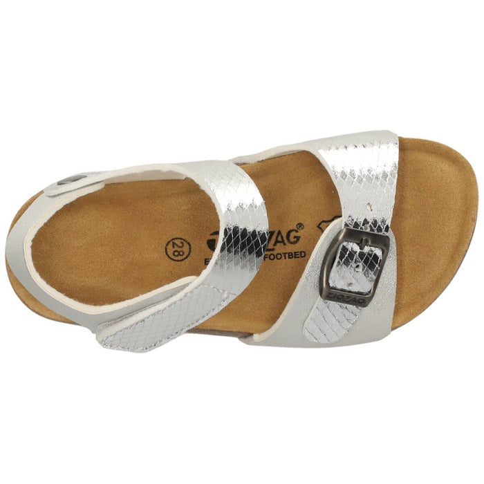 ZIGZAG Avila Kids Cork Sandal Sandal 1015 Silver