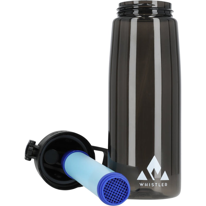 WHISTLER Baikal 650ml Tritan Filter Bottle w/ Straw Accessories 1001 Black
