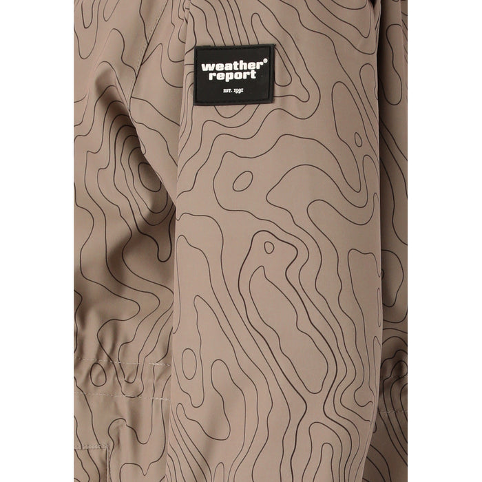 WEATHER REPORT Balmy W AOP Jacket W-PRO 15000 Jacket 1061 Moon Rock