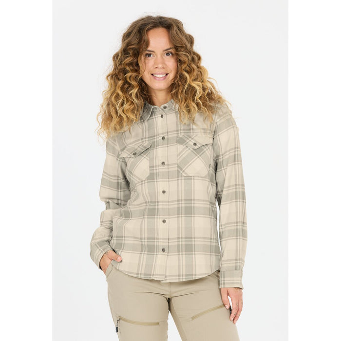 WHISTLER Bargo W Checked Shirt Shirt 3110 Seagrass