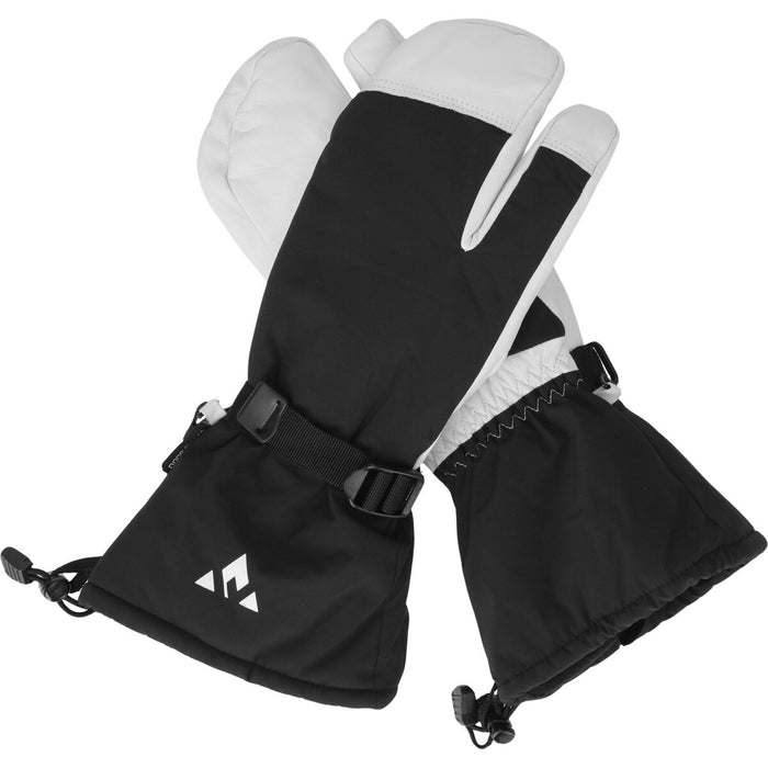WHISTLER Barles Softshell 3 Finger Ski Glove Gloves 1001 Black