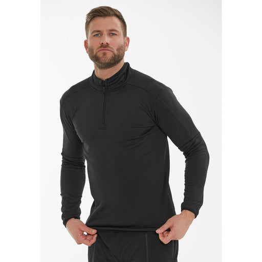 VIRTUS Bawan M Power Stretch Half Zip Midlayer 1001 Black