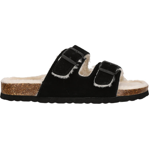 CRUZ Beckett W Leather Cork Sandal W/Warm Lining Sandal 1001 Black