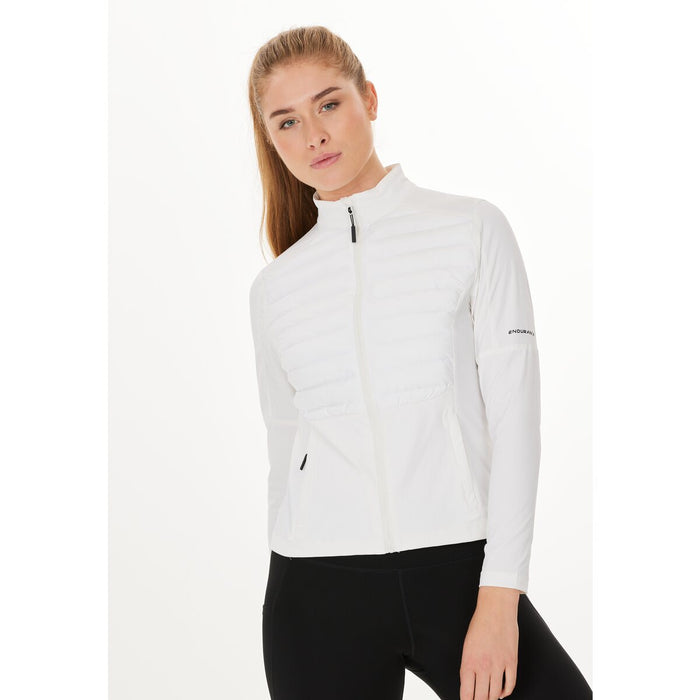 ENDURANCE Beistyla W Hybrid Jacket – Primaloft Running Jacket 1002 White