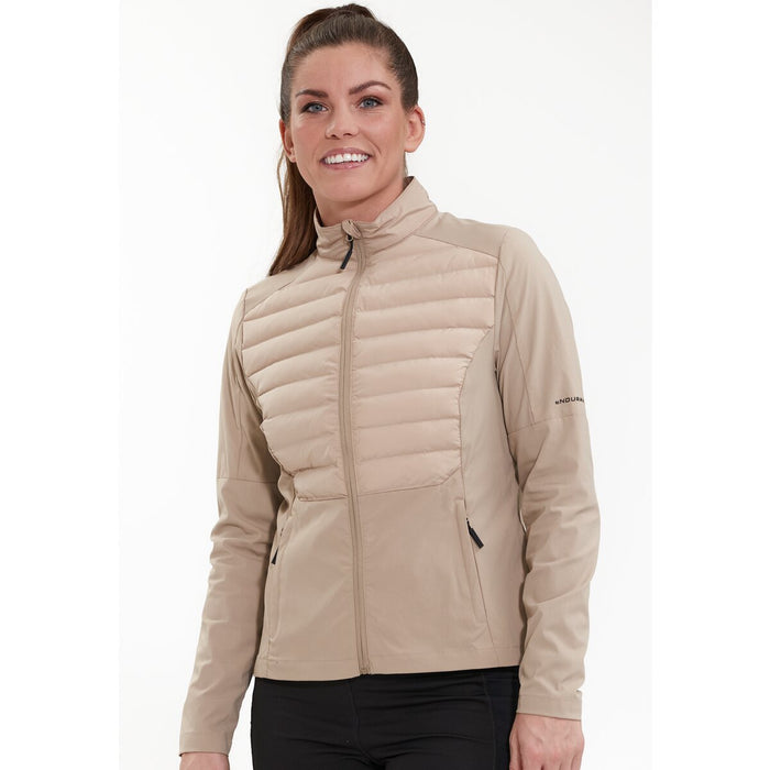 ENDURANCE Beistyla W Hybrid Jacket – Primaloft Running Jacket 1136 Simply Taupe