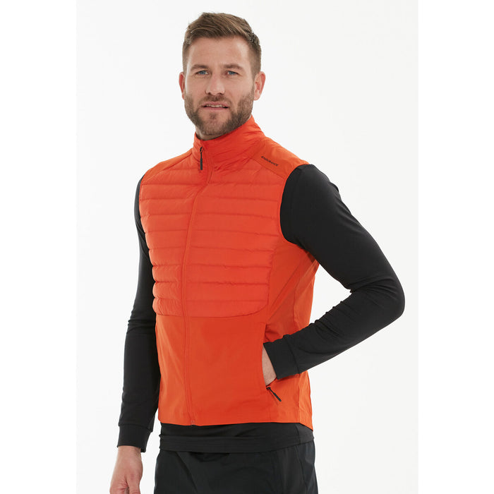 ENDURANCE Benst M Hybrid Vest – Primaloft Running Jacket 5013 Pureed Pumpkin