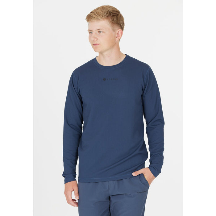 VIRTUS Besto M L/S Tee T-shirt 2154 Blue Nights