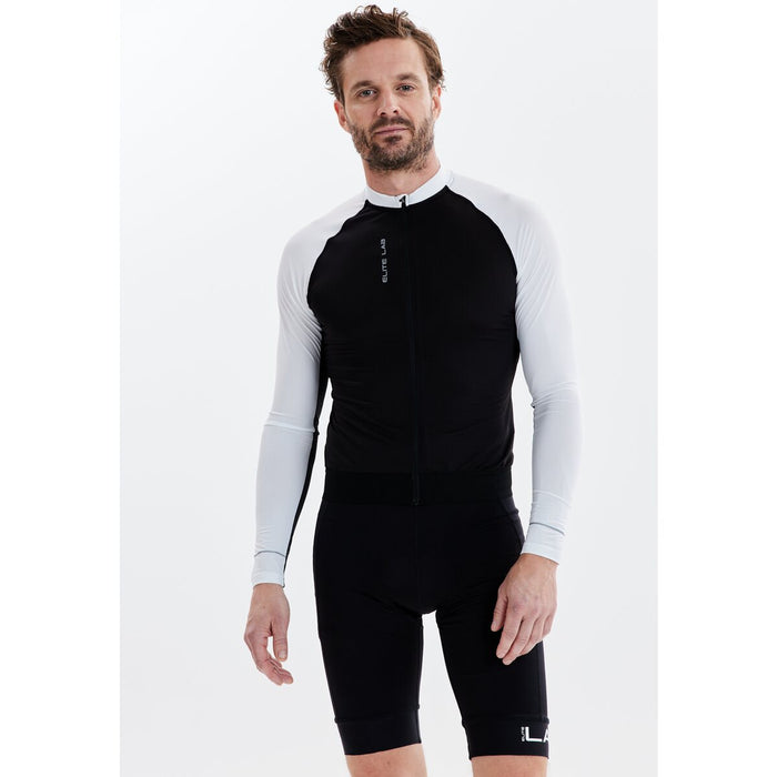 ELITE LAB Bike Elite X1 M Lightweight Mesh L/S Jersey Cycling Shirt 1002 White