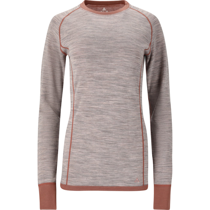 WHISTLER Binna W Merino Wool Baselayer Set Baselayer 1109 Burlwood