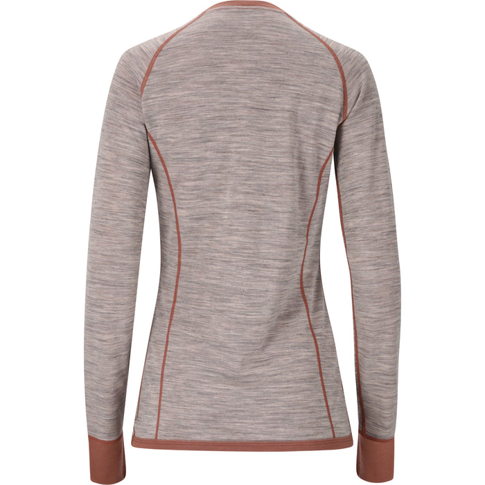 WHISTLER Binna W Merino Wool Baselayer Set Baselayer 1109 Burlwood